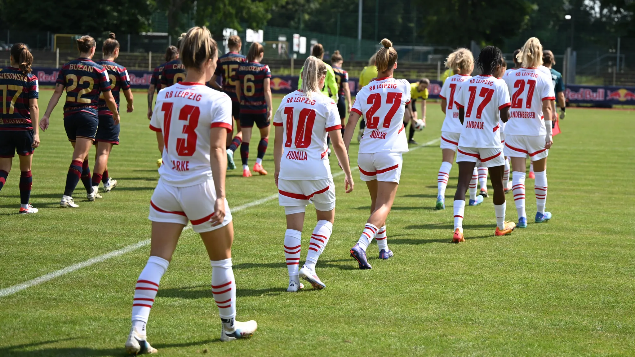 Die RBL-Frauen beim Test gegen Pogon Stettin.