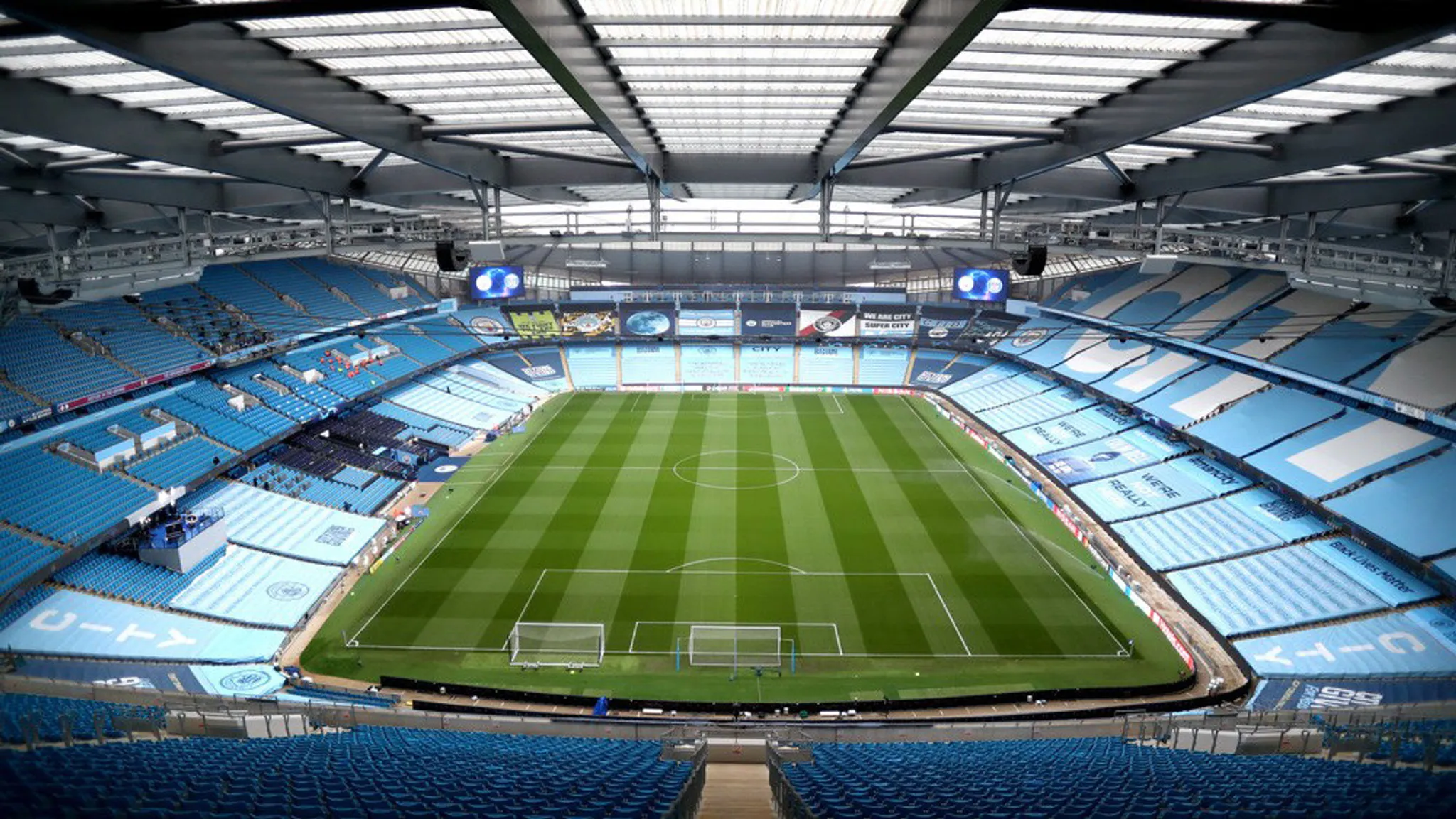 Das City of Manchester Stadium ist der fünftgrößte Fußball-Tempel der Premier League.