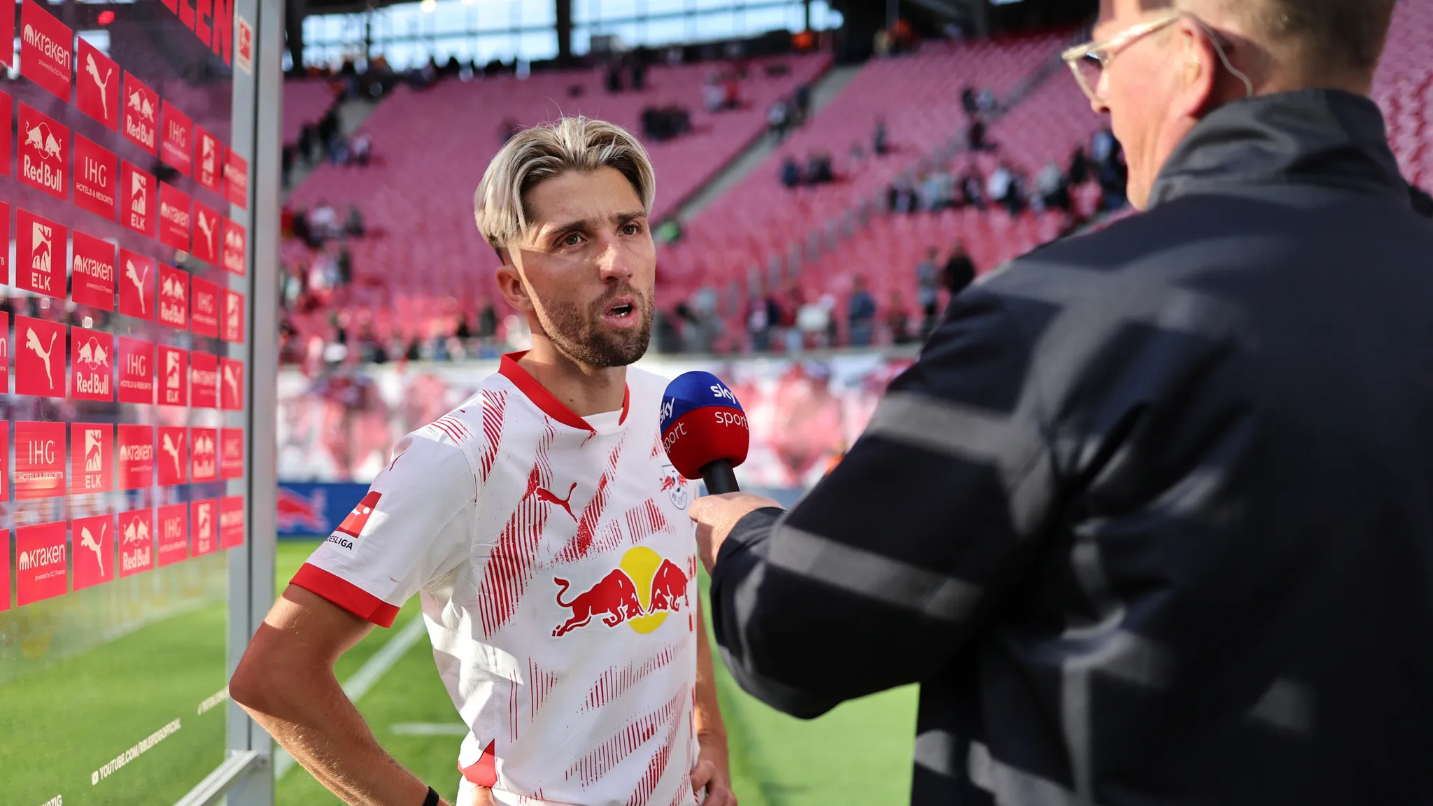 Kevin Kampl zeigt sich enttäuscht über das Ergebnis.