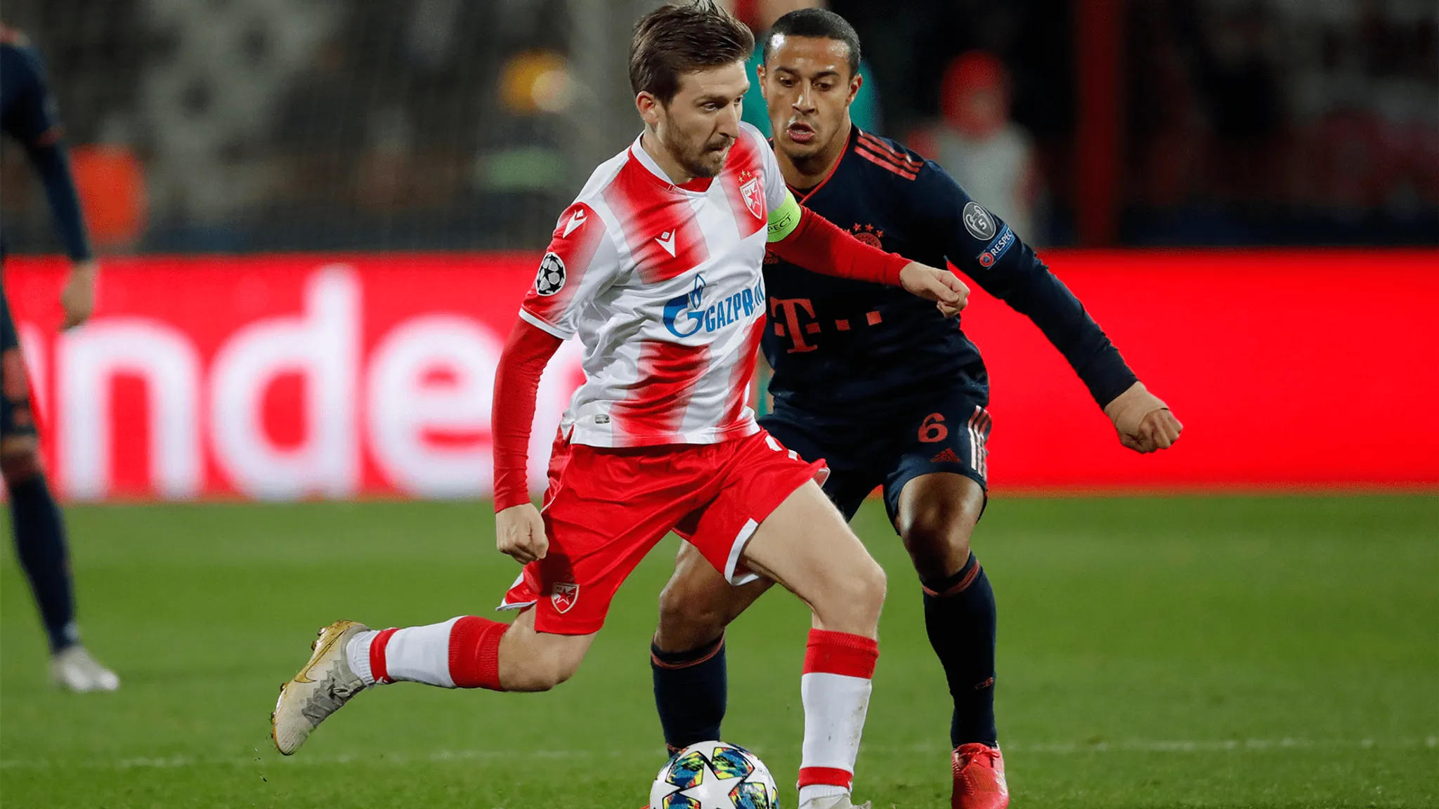 Champions-League-Saison  2018/19: Marko Marin trifft mit Belgrad auf Thiago und den FC Bayern München.