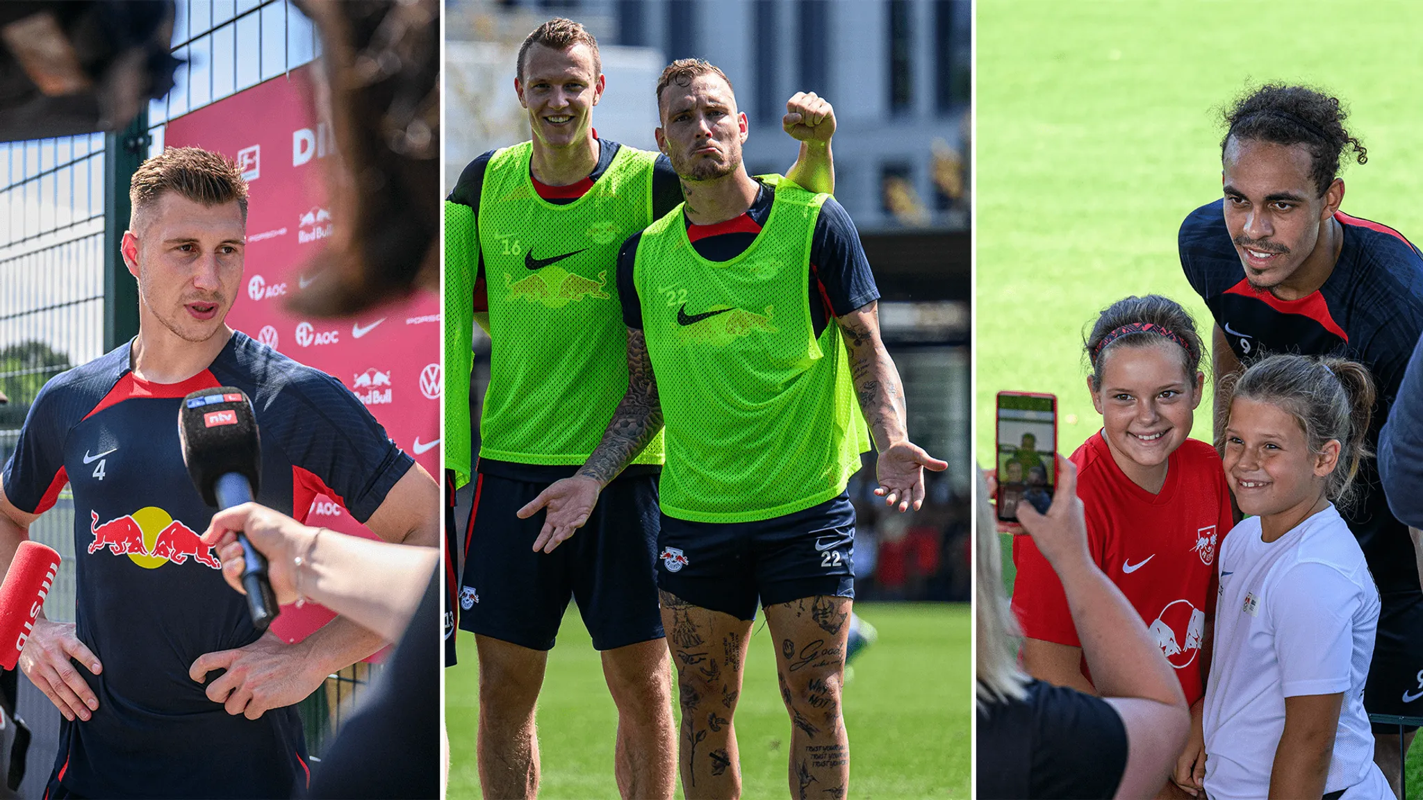 Öffentliches Training von RB Leipzig am 15. August 2023