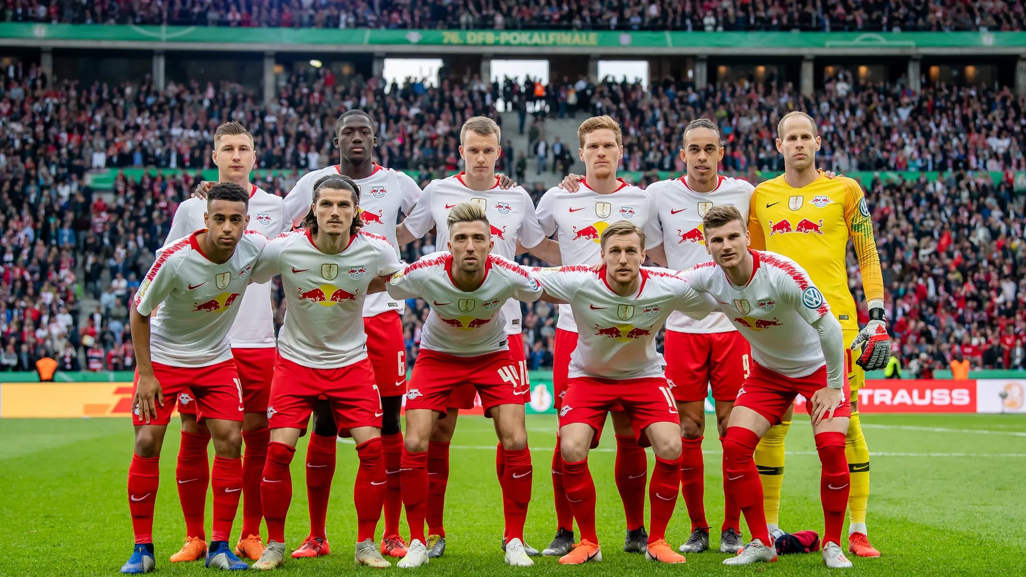 25. Mai 2019: 1 von 4 - Marcel steht mit RBL gegen Bayern zum ersten Mal im DFB-Pokalfinale.