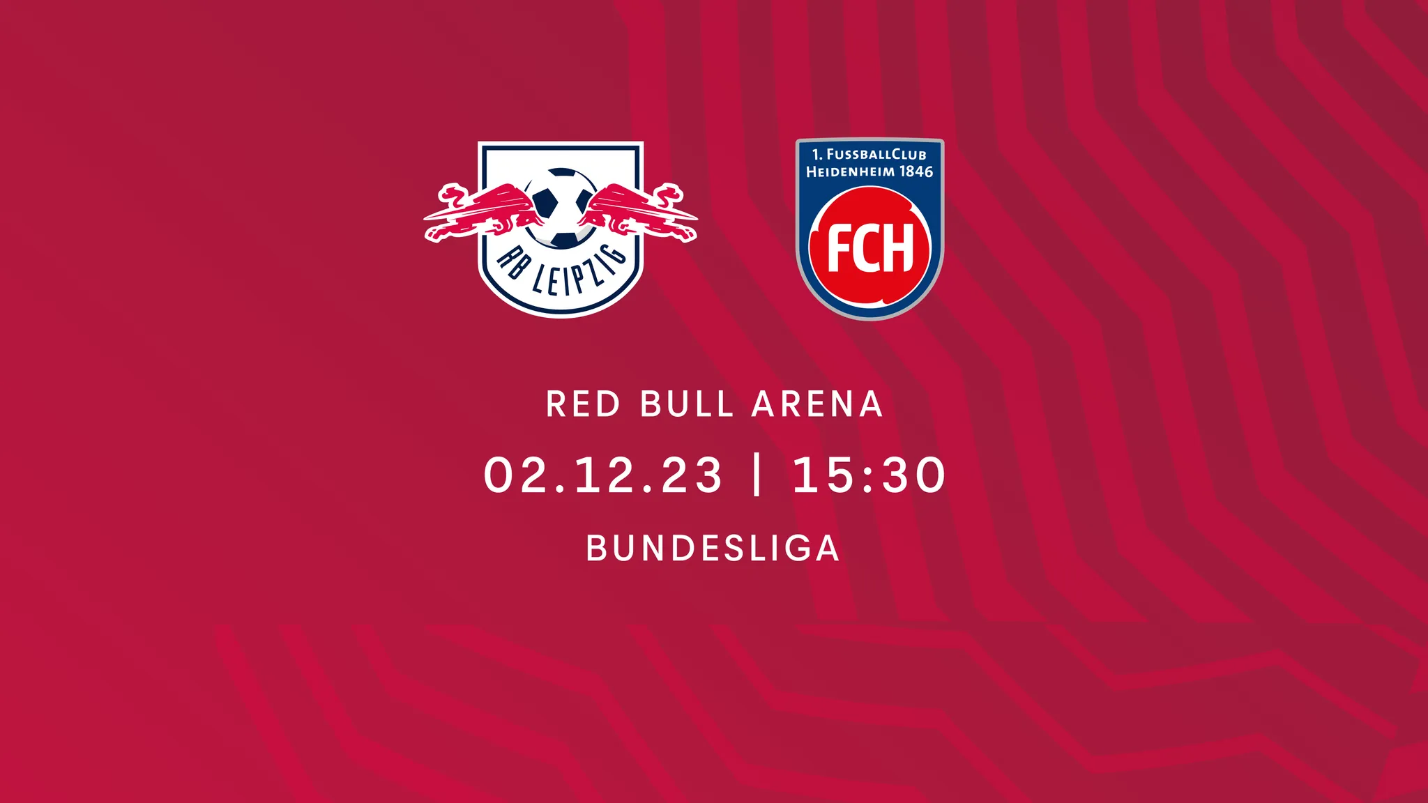 RB Leipzig erwartet zum Heimspiel am 02. Dezember den 1. FC Heidenheim in der Red Bull Arena.