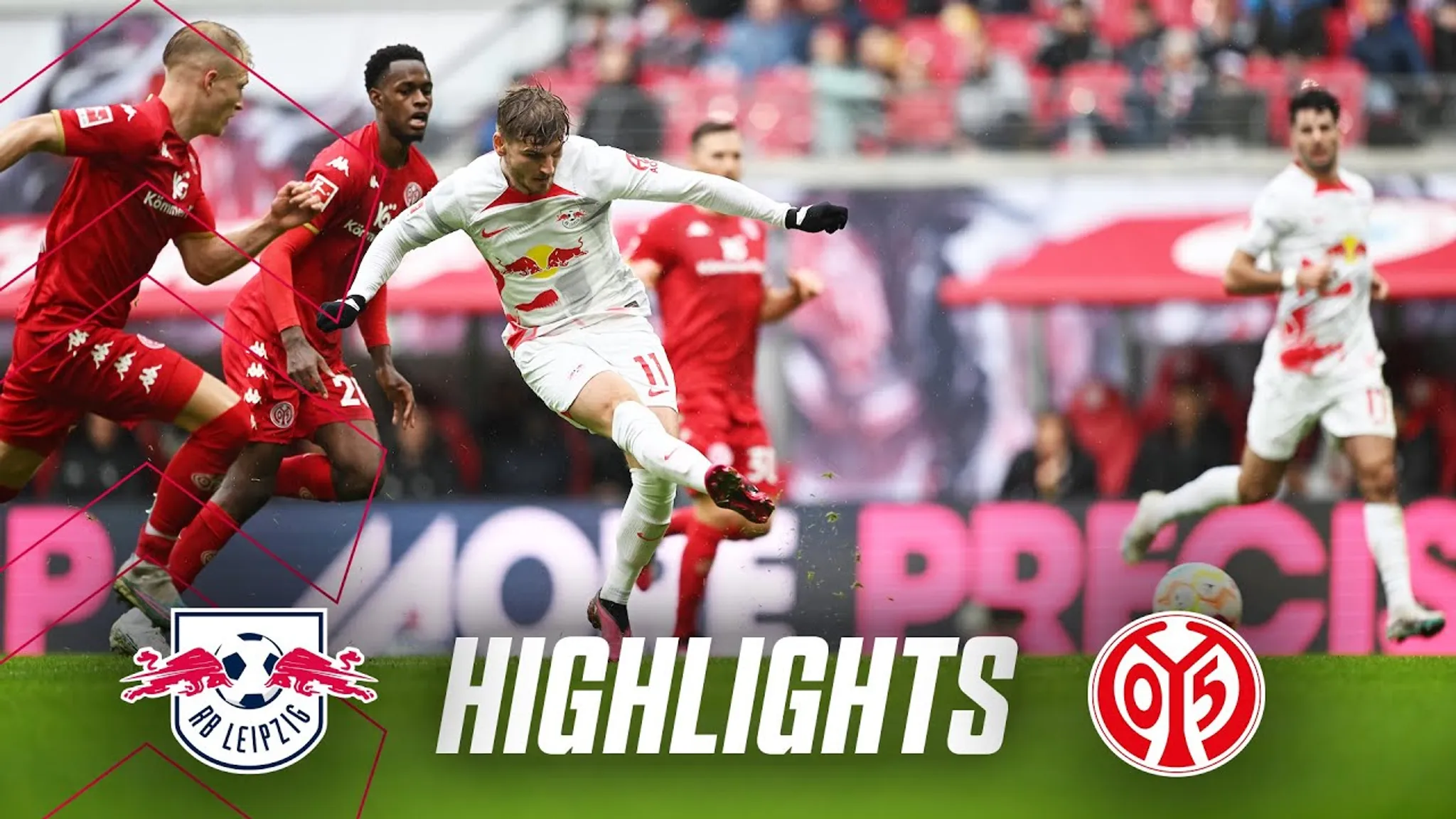 Highlights des Spiels RB Leipzig gegen Mainz 05