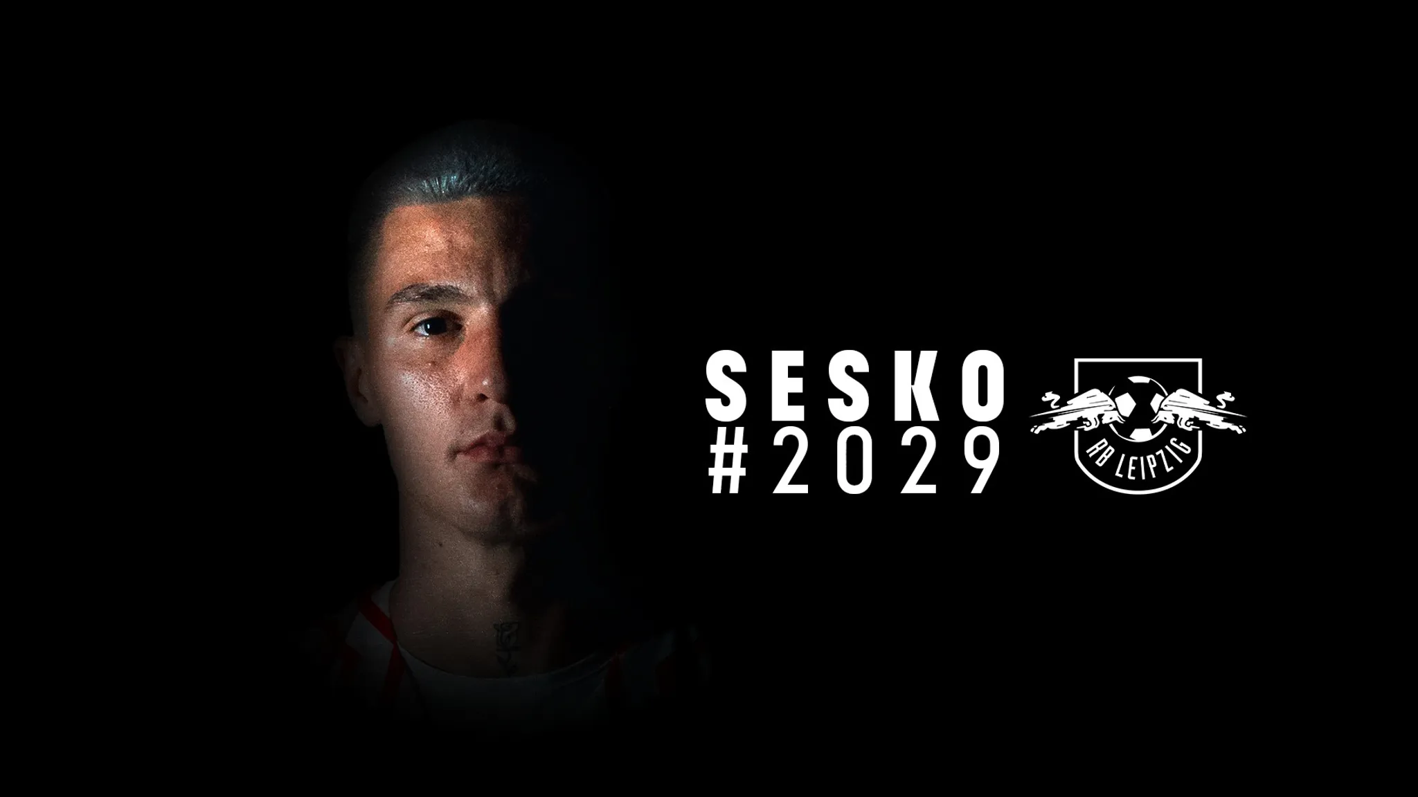 Benjamin Sesko hat seinen Vertrag bei RB Leipzig bis 2029 verlängert.