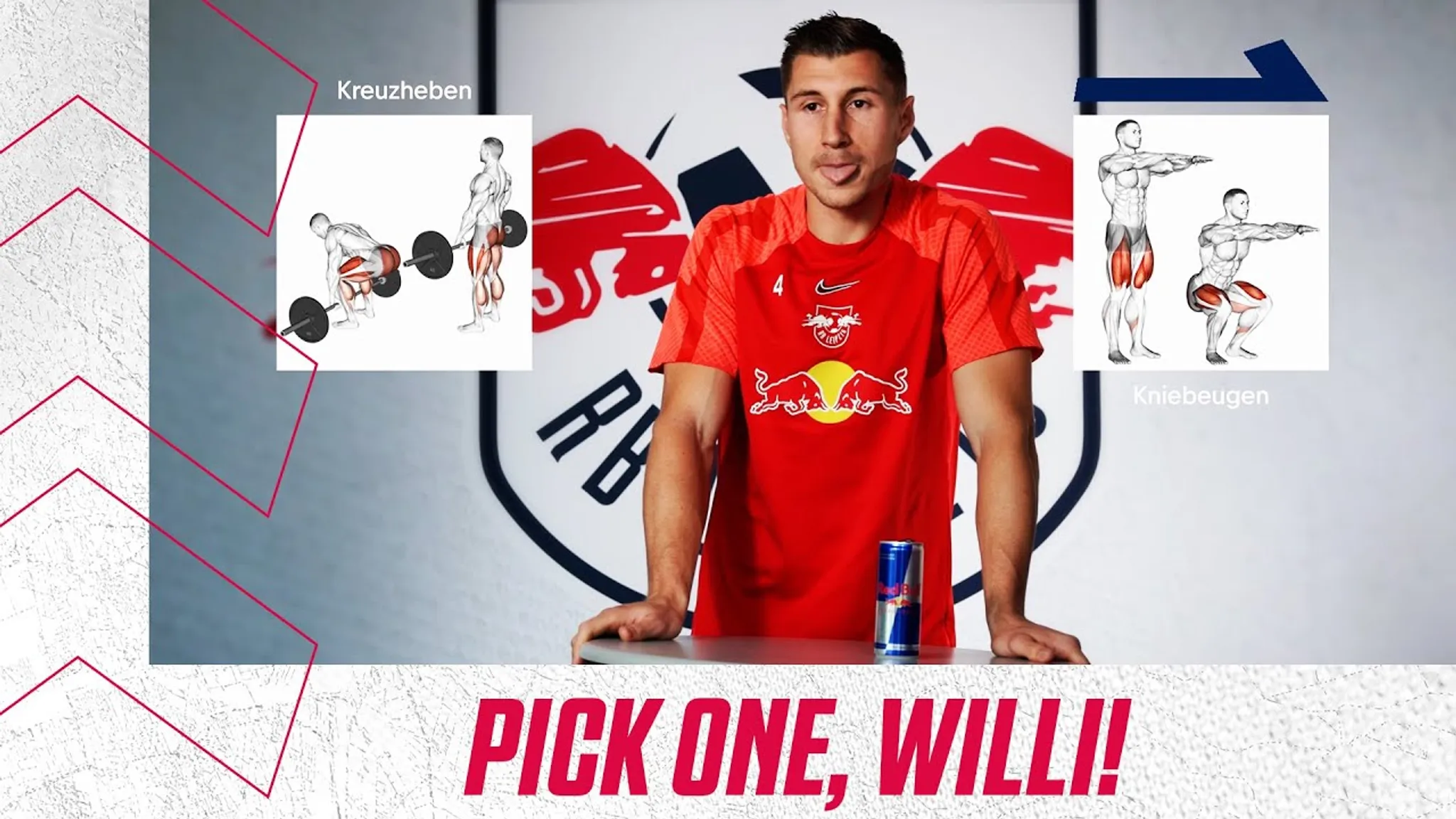 Willi Orban von RB Leipzig in Folge 5 des YouTube-Formats "Pick One".