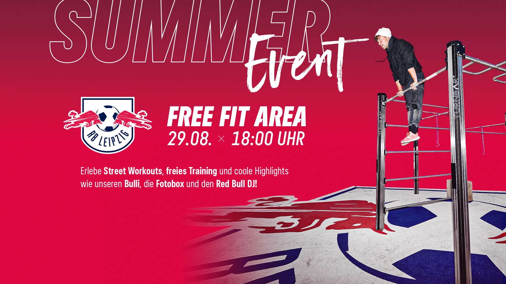 Summer Event in der Free Fit Area: Jetzt anmelden!