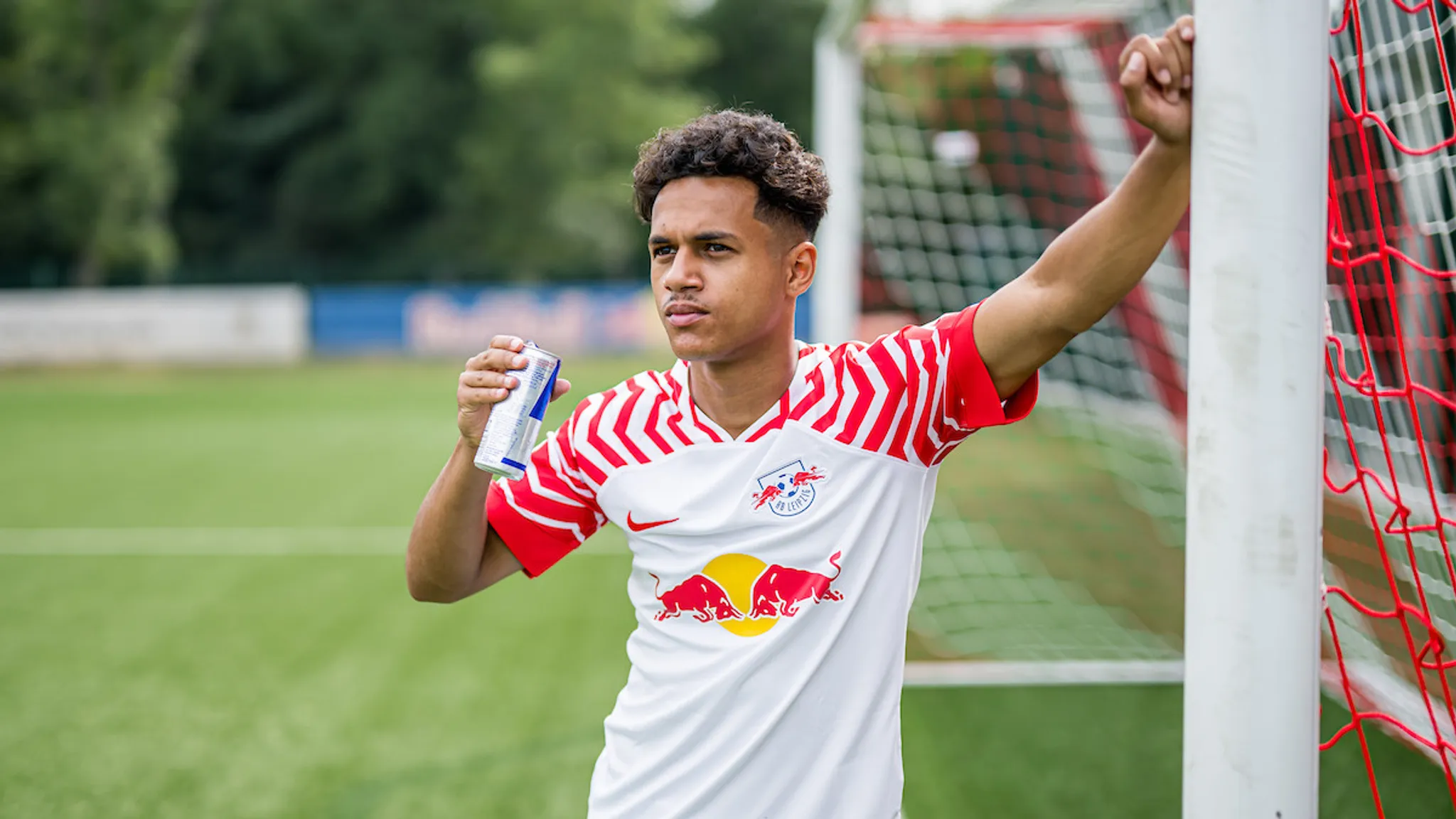 Fábio Carvalho im Trikot von RB Leipzig.