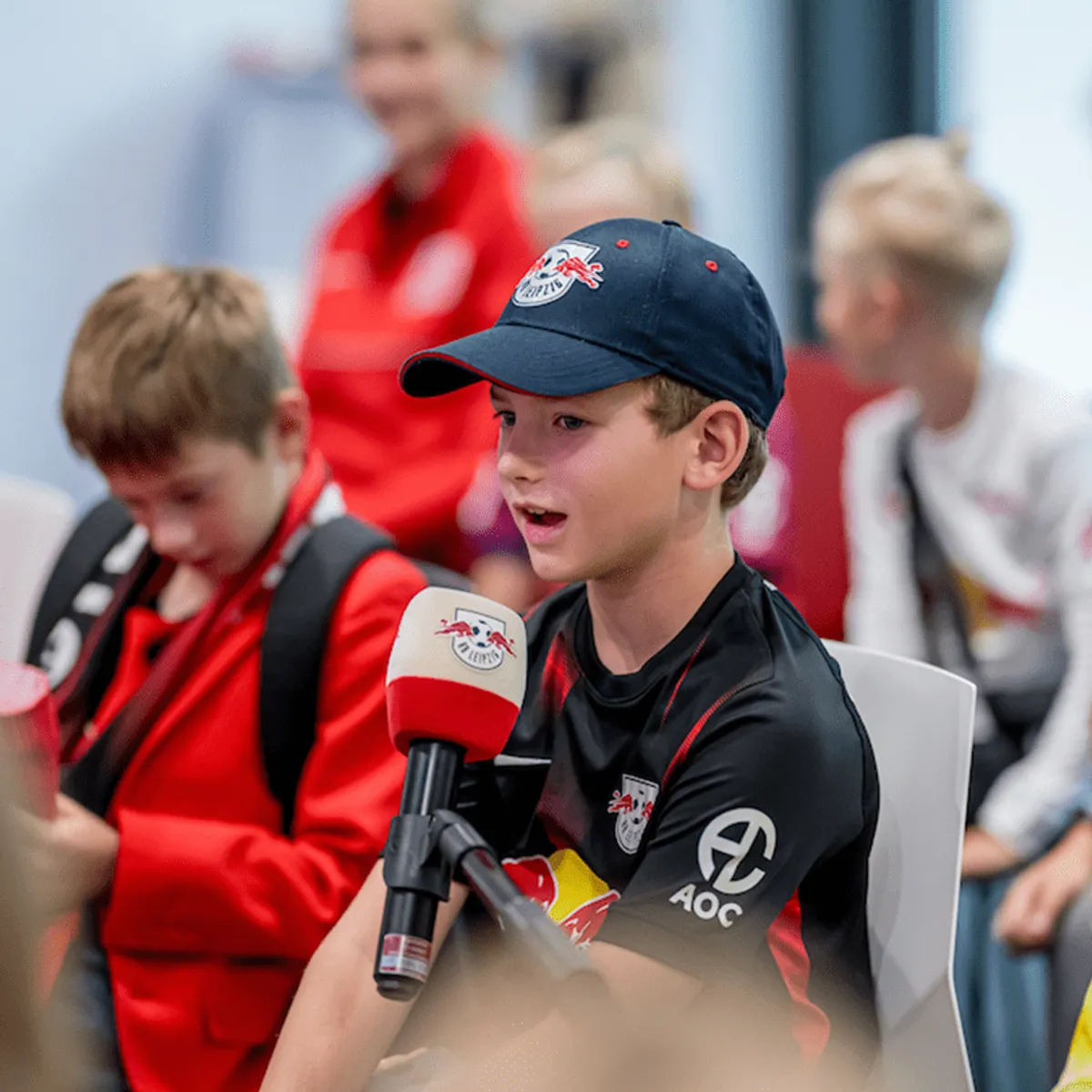 Kinder-PK Mit Yussuf Poulsen Und Janis Blaswich | RB Leipzig