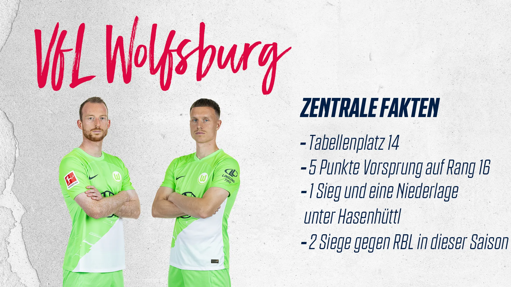 Die Zentralen Fakten zum VfL Wolfsburg.