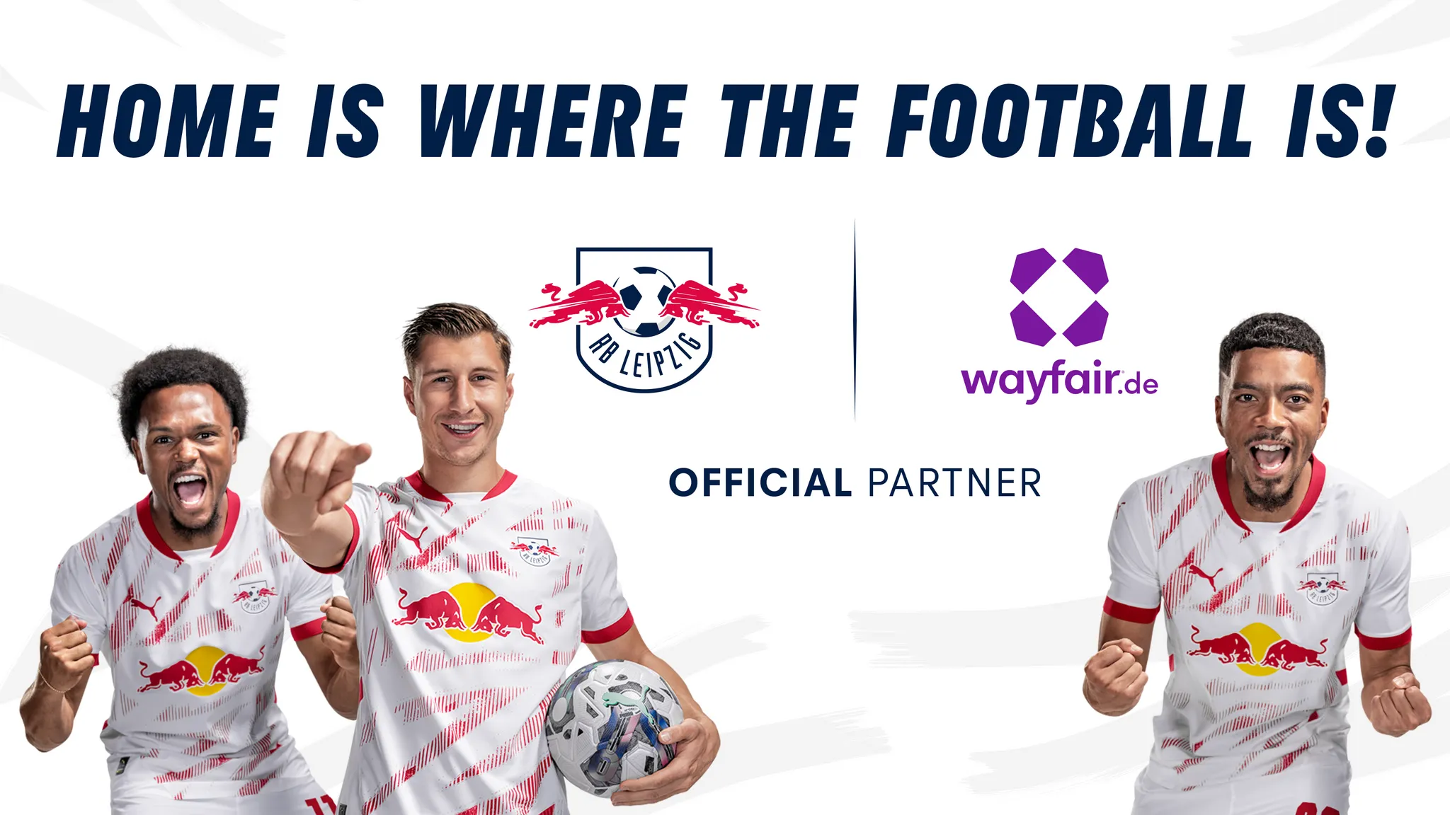 New Official Partner: RB Leipzig RB Leipzig starts collaboration with Wayfair.de