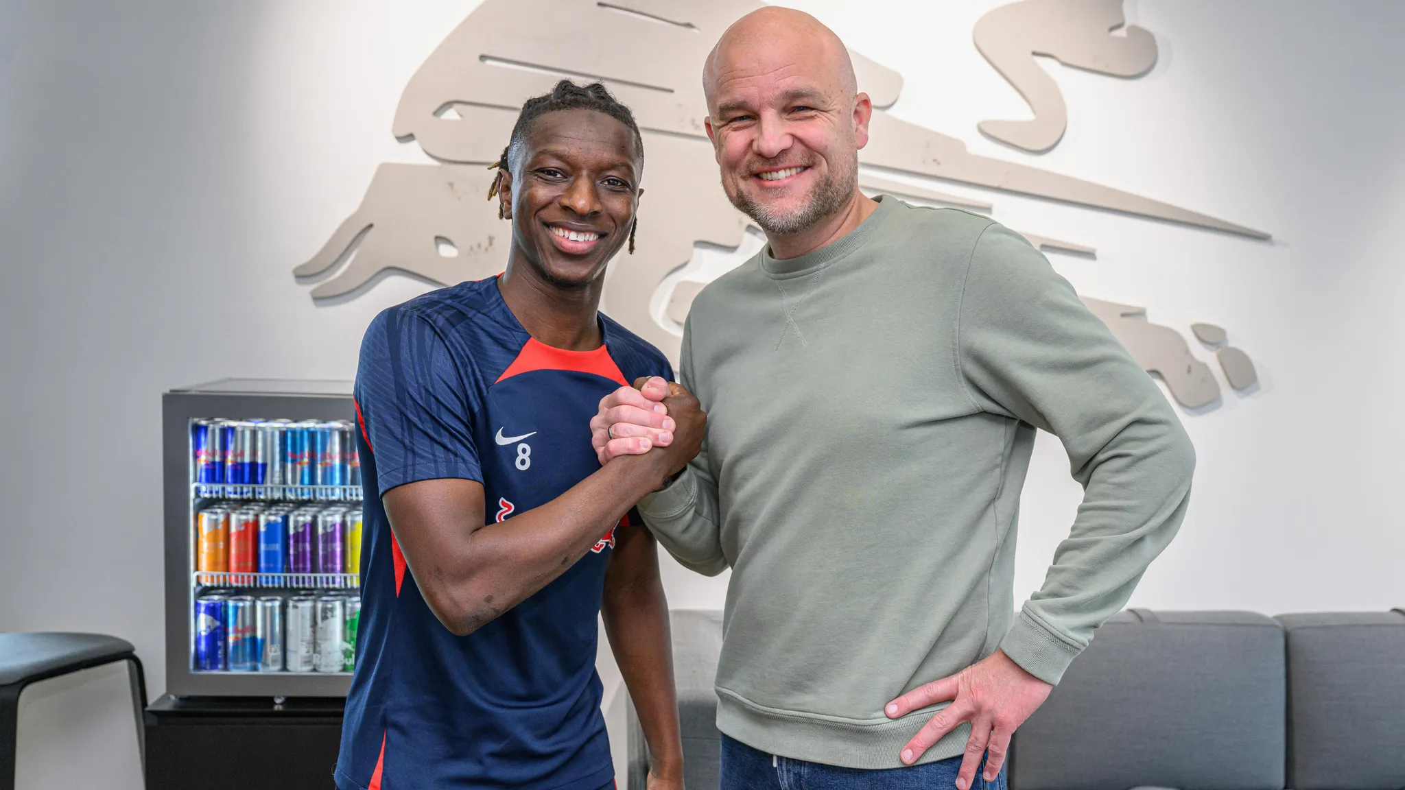 Amadou Haidara and Rouven Schröder look forward to continuing to work together.