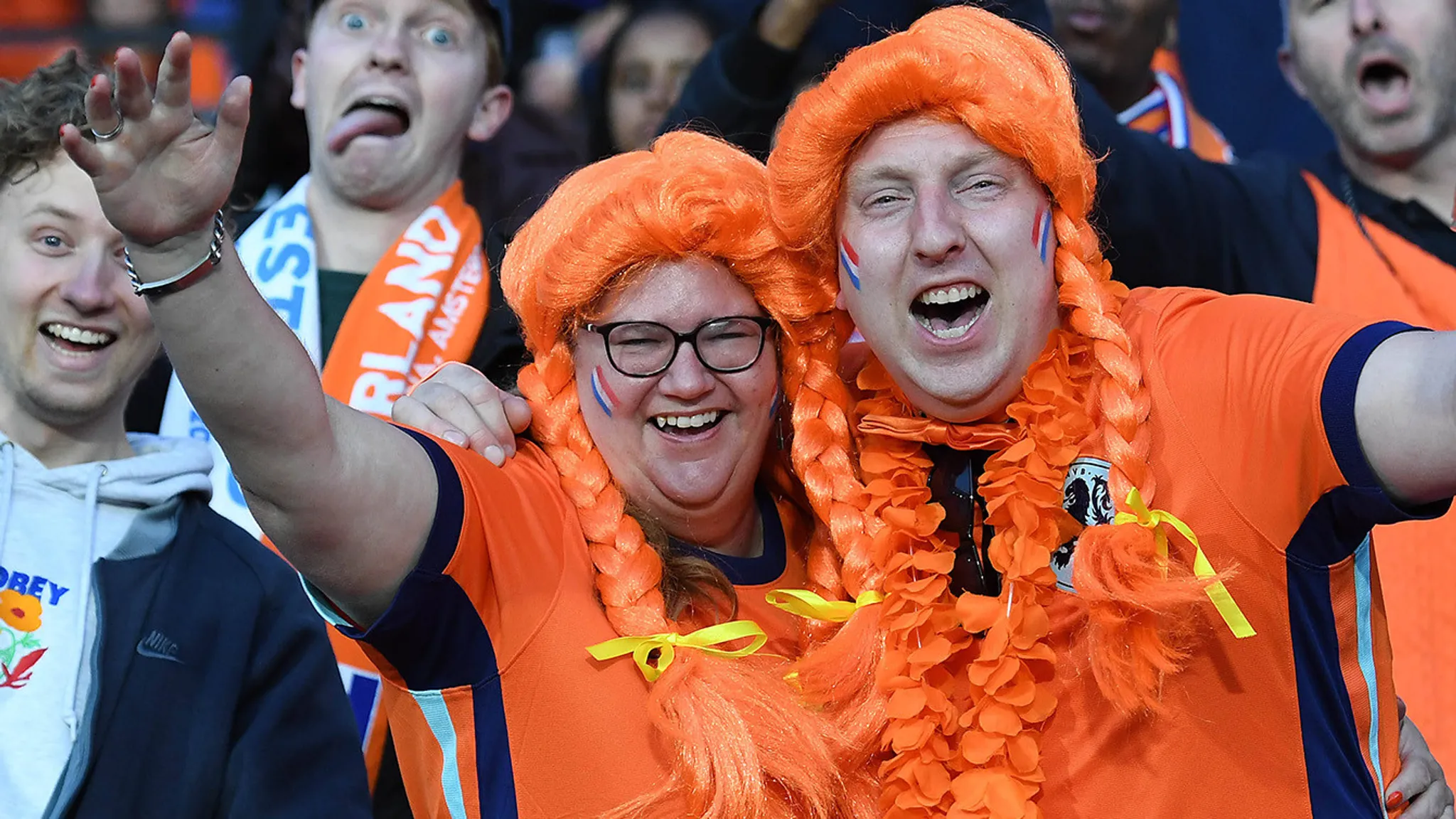 Up to 40,000 Dutch fans are expected in Leipzig.