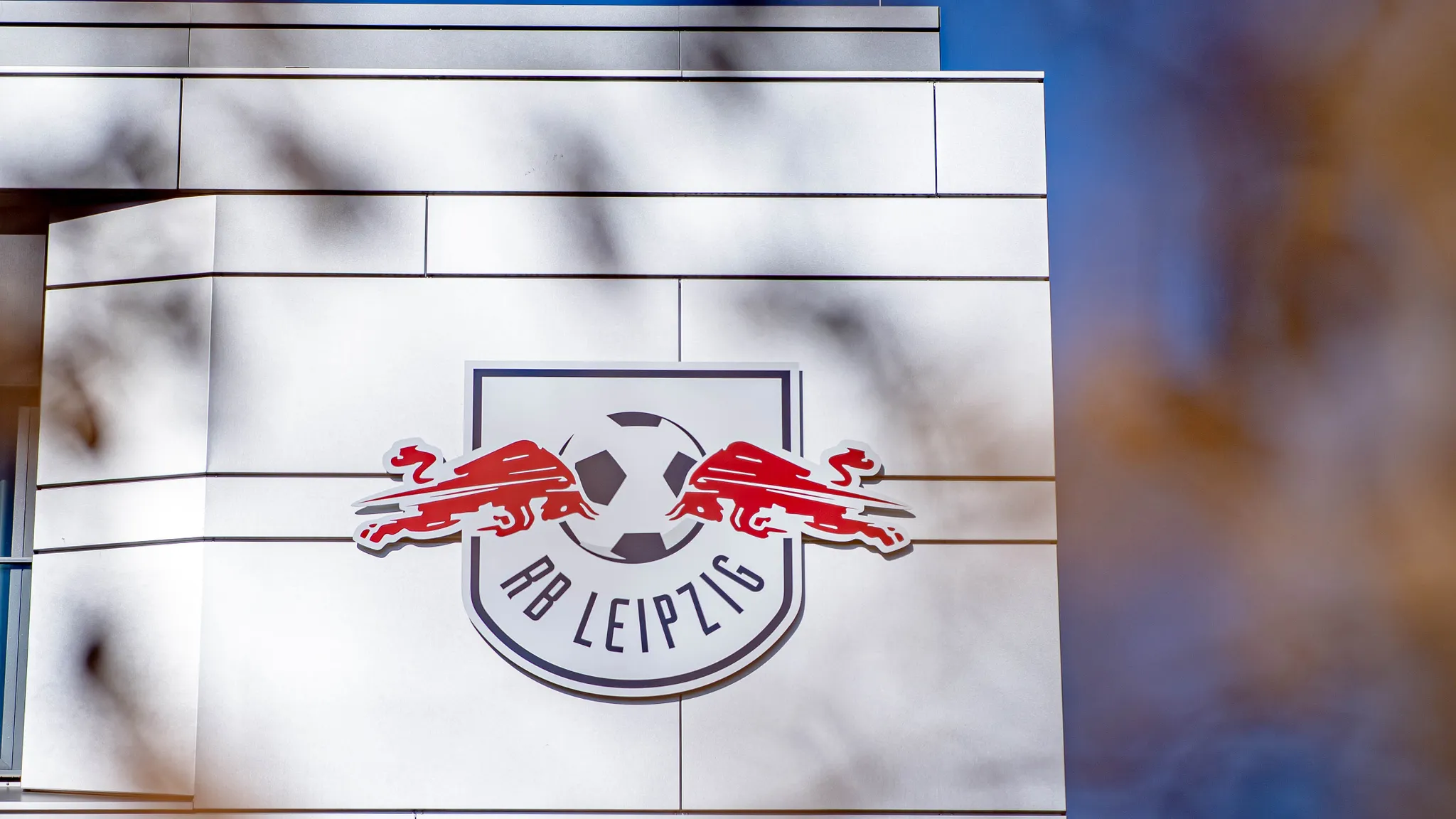 Das Logo von RB Leipzig.