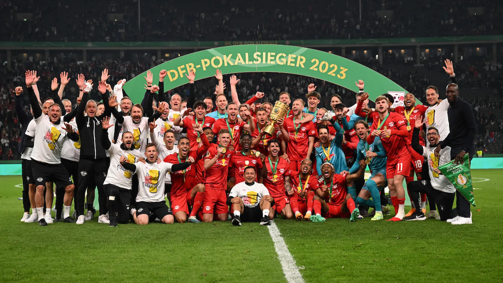 RB Leipzig defended the DFB-Pokal.