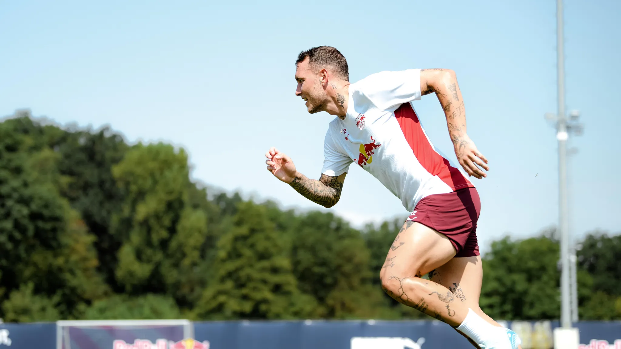 David Raum zurück auf dem Platz in Leipzig