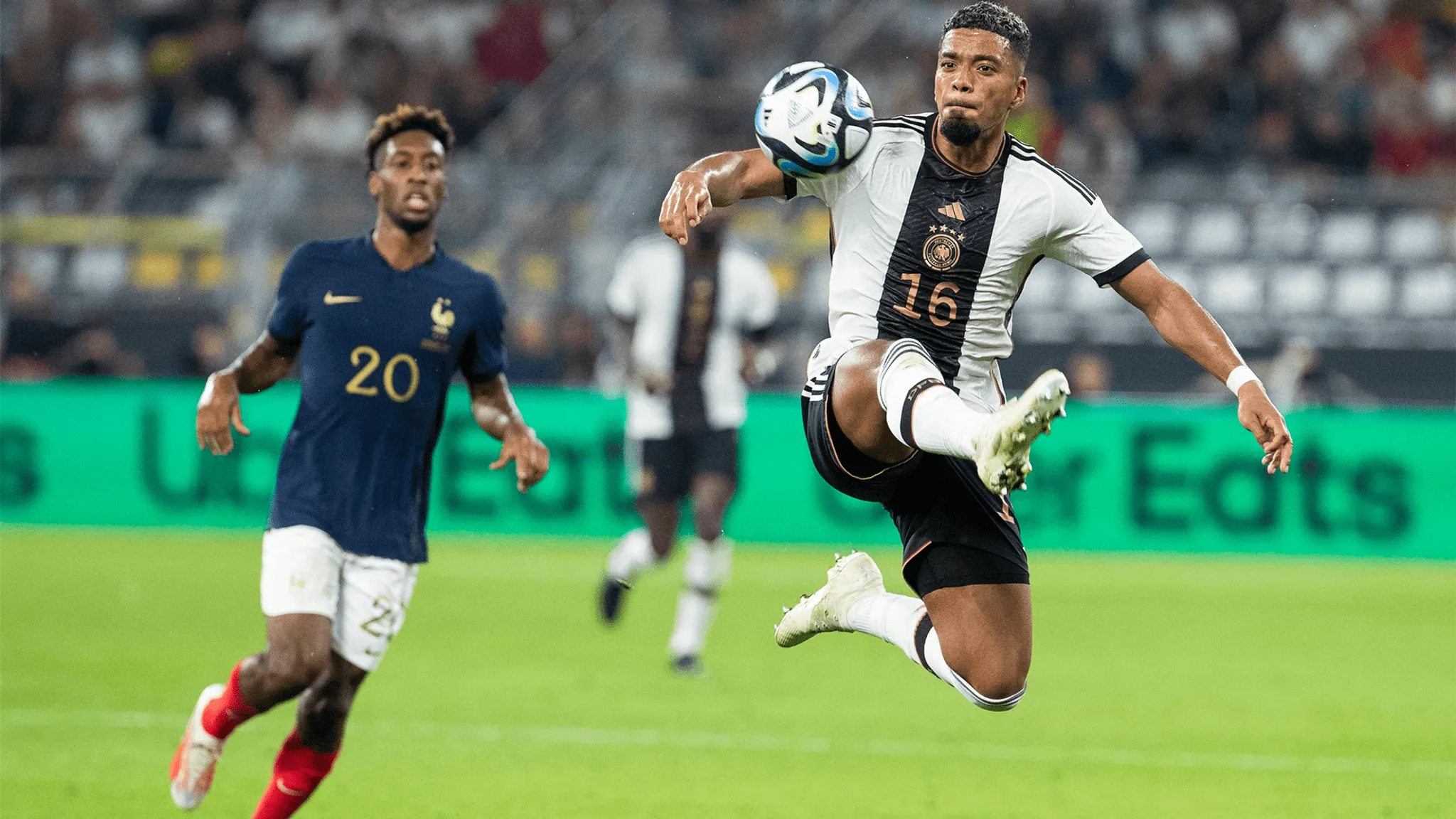 Benjamin Henrichs played in Germany's 2-1 victory over France on Tuesday.