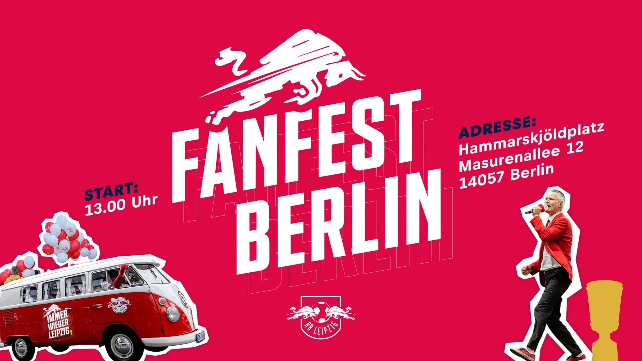 Das Fanfest von RB Leipzig in Berlin