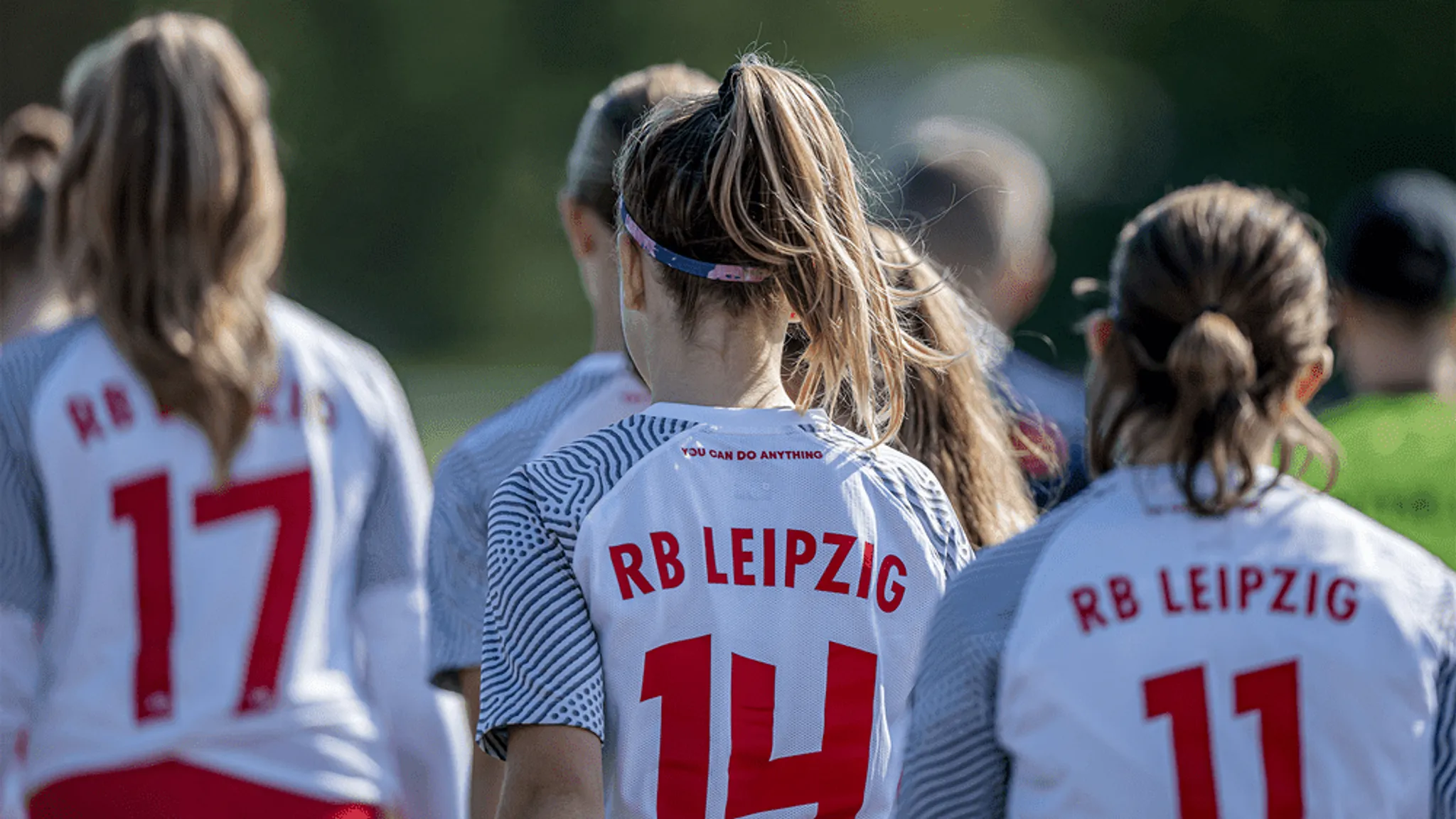 Spielerinnen der U12w von RB Leipzig