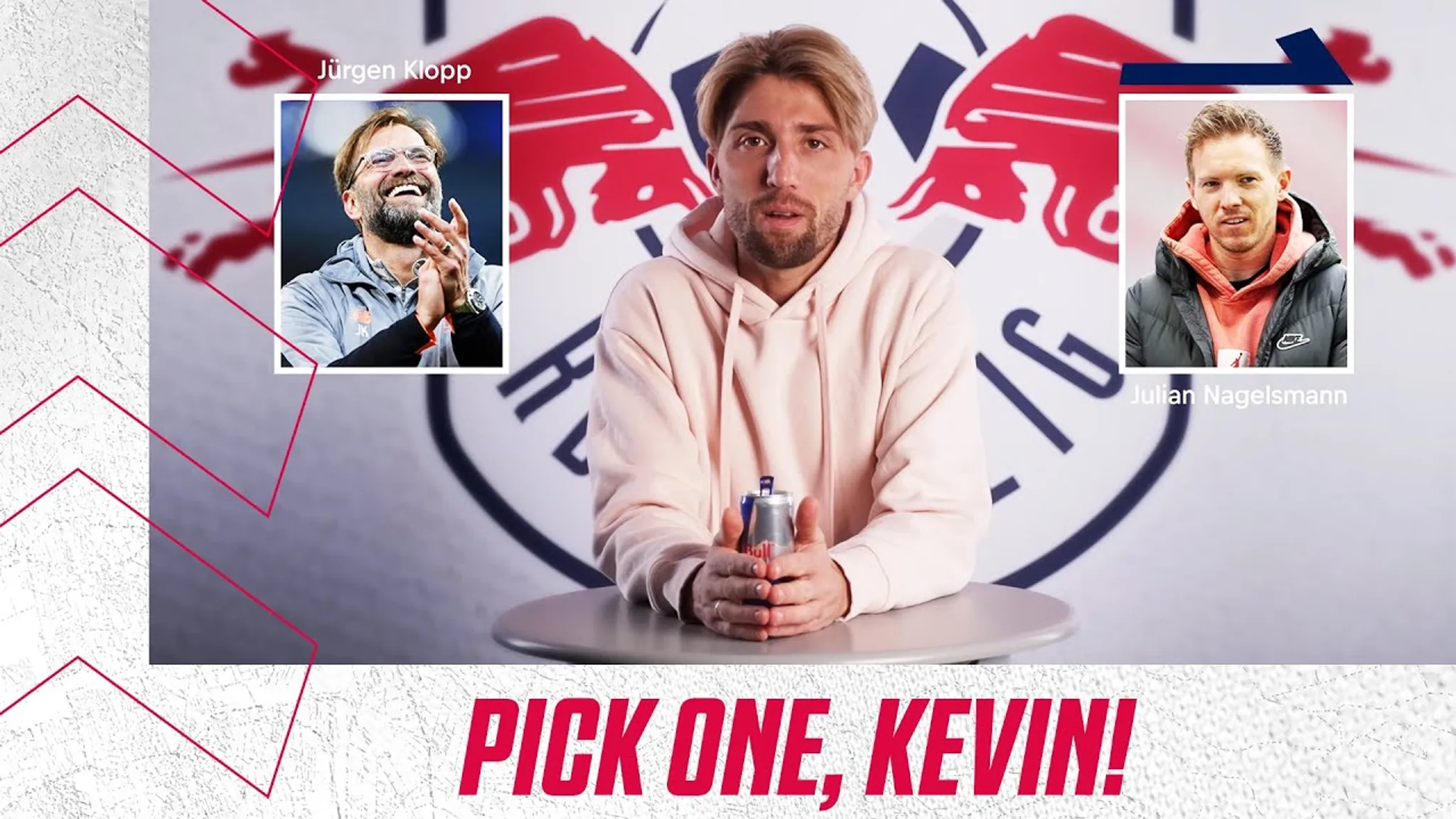 Kevin Kampl von RB Leipzig in Folge 6 des YouTube-Formats "Pick One".